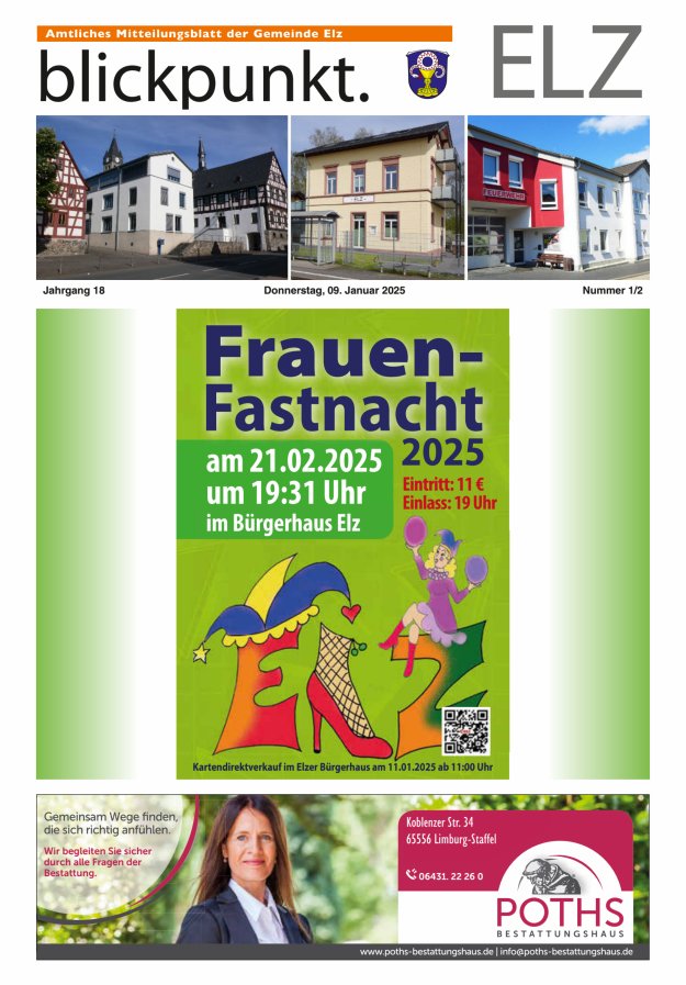 Blickpunkt Elz Titelblatt 01/2025