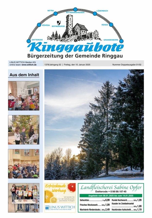 Ringgaubote Titelblatt 02/2025