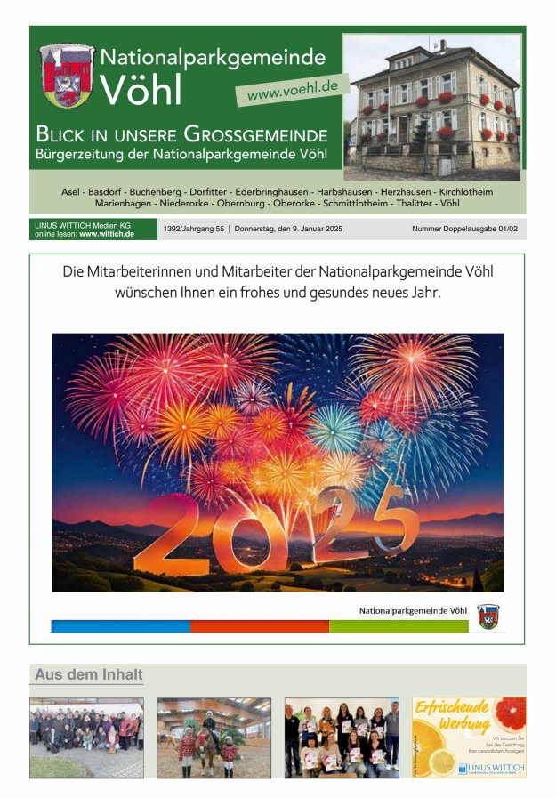 Blick in unsere Grossgemeinde Titelblatt 02/2025