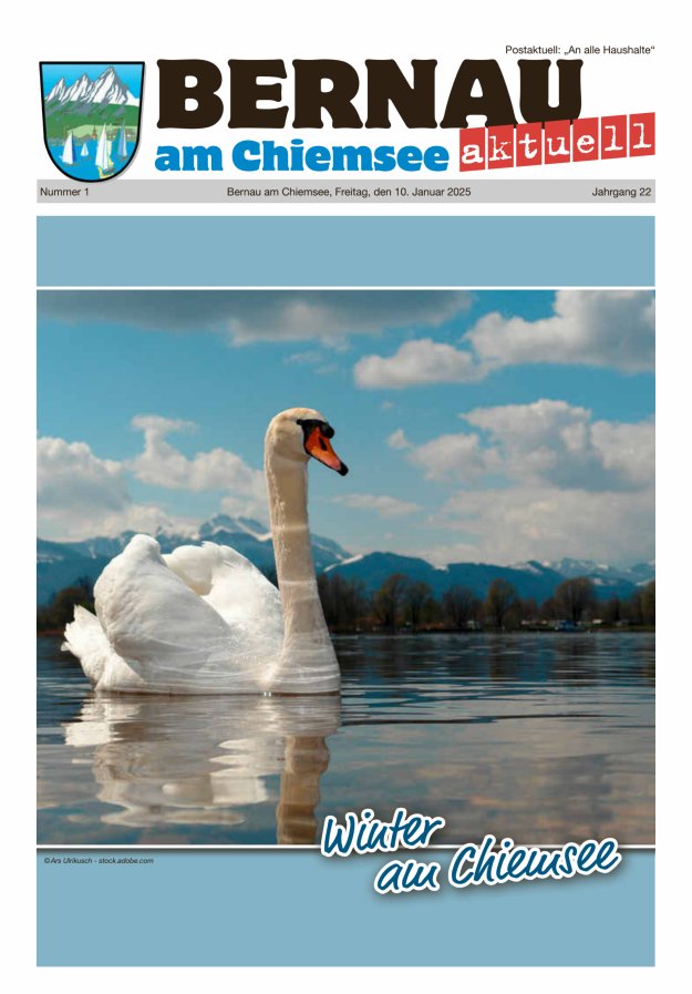 Bernau Aktuell Titelblatt 01/2025