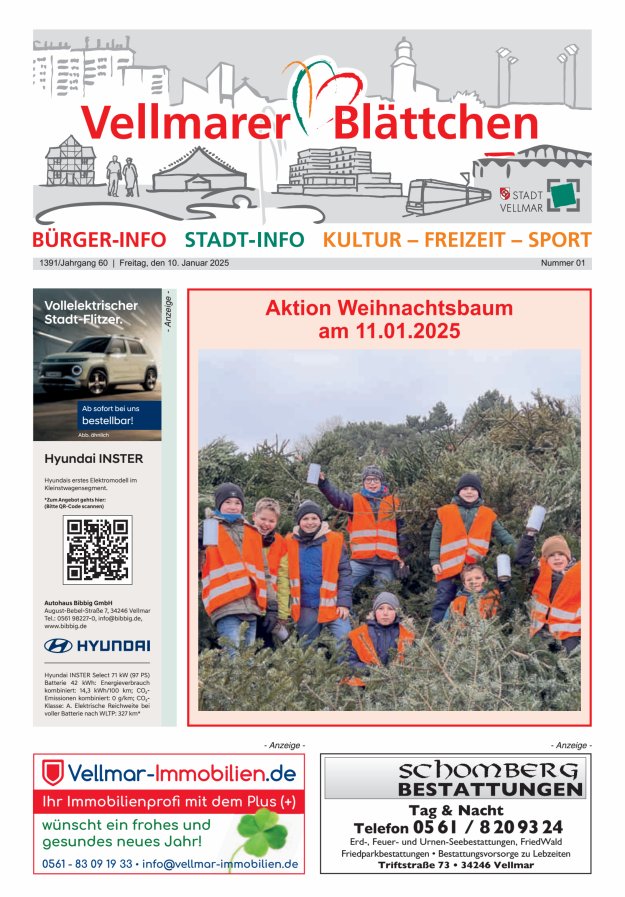 Vellmarer Blättchen Titelblatt 01/2025
