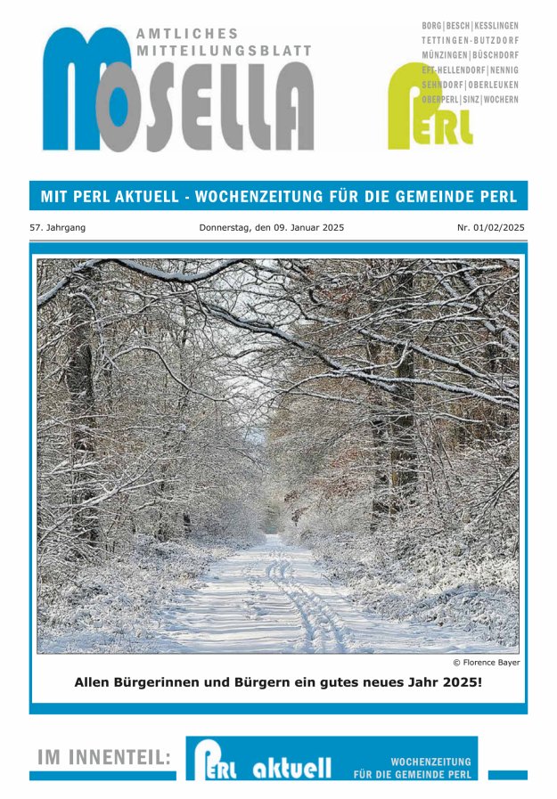 Mosella Perl Titelblatt 01/2025