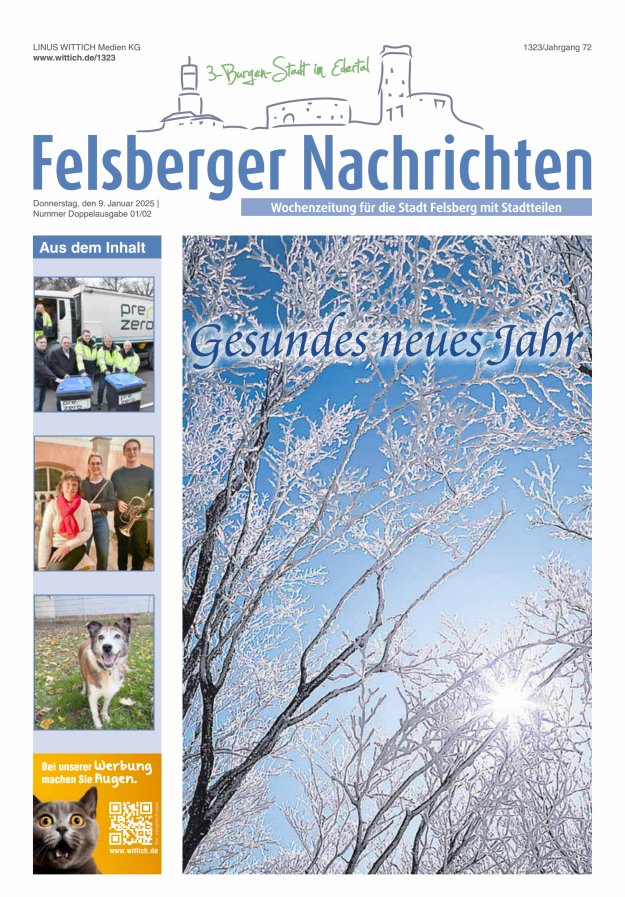 Felsberger Nachrichten Titelblatt 02/2025