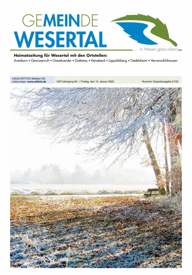 Wesertal Titelblatt 02/2025