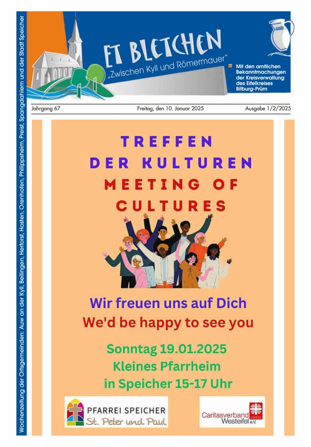 Et Bletchen VG Speicher Titelblatt 01/2025