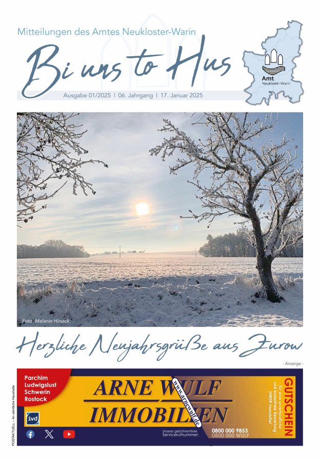 Bi uns to Hus Titelblatt 01/2025