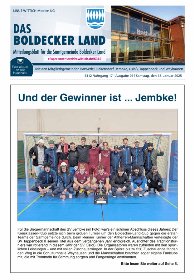 Samtgemeinde Boldecker Land Titelblatt 01/2025