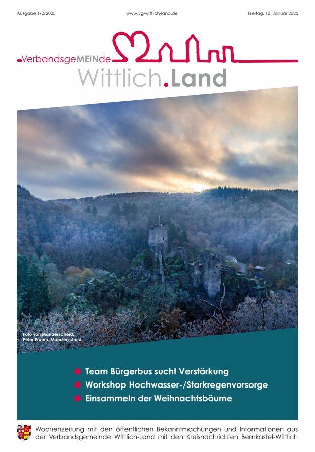 Mein Wittlich.Land Titelblatt 01/2025