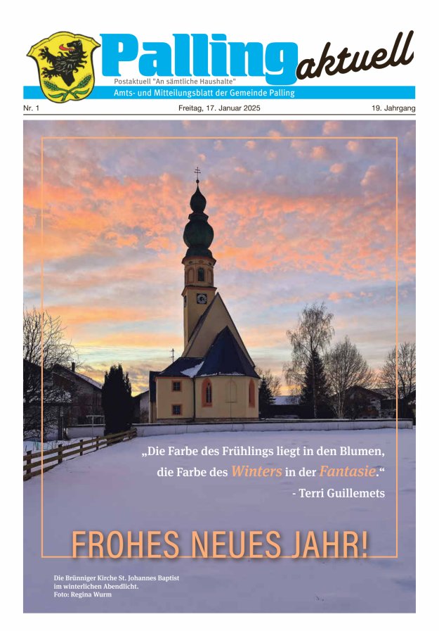 Palling Titelblatt 01/2025