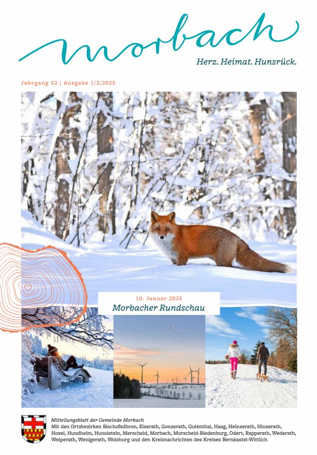 Morbacher Rundschau Titelblatt 01/2025