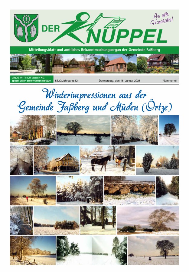 Der Knüppel Titelblatt 01/2025