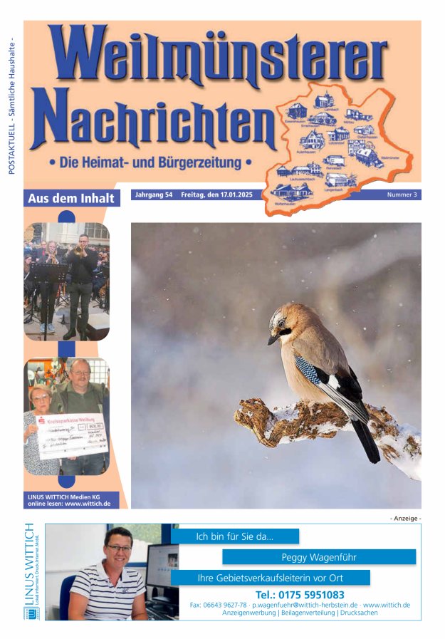 Weilmünsterer Nachrichten Titelblatt 03/2025