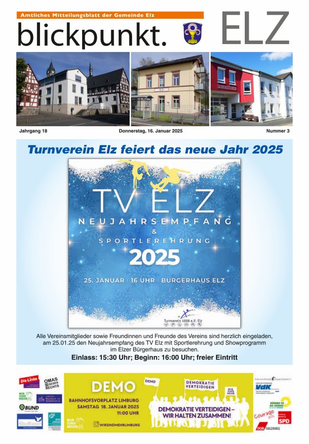 Blickpunkt Elz Titelblatt 03/2025