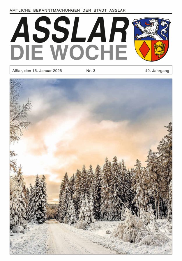 Asslar - Die Woche Titelblatt 03/2025