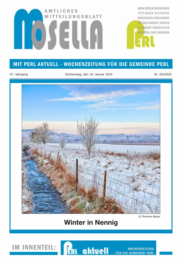 Mosella Perl Titelblatt 03/2025