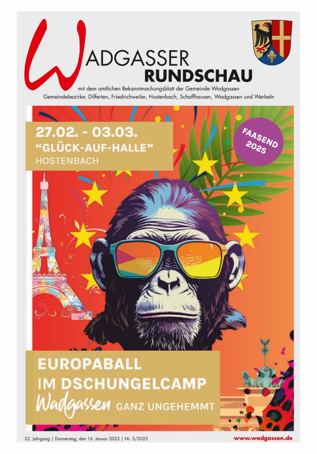 Wadgasser Rundschau Titelblatt 03/2025