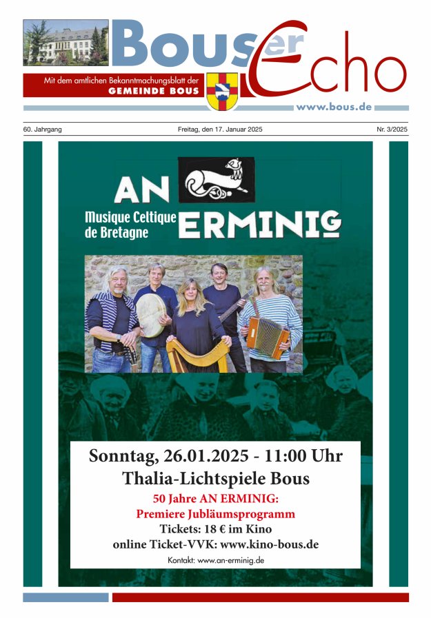 Bouser Echo Titelblatt 03/2025
