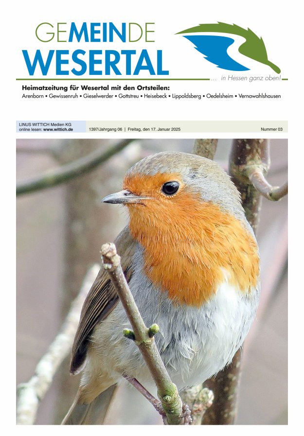 Wesertal Titelblatt 03/2025