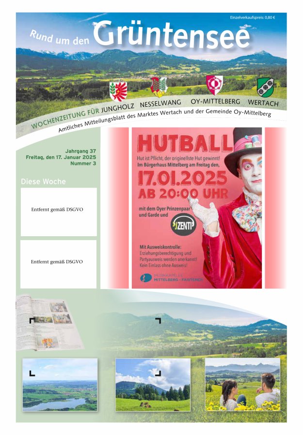 Rund um den Grüntensee Titelblatt 03/2025