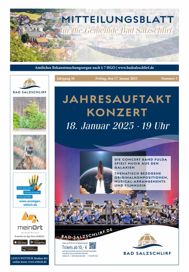 Amtliches Bekanntmachungsorgan der Gemeinde Bad Salzschlirf Titelblatt 03/2025
