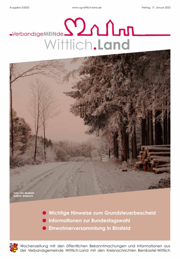 Mein Wittlich.Land Titelblatt 03/2025