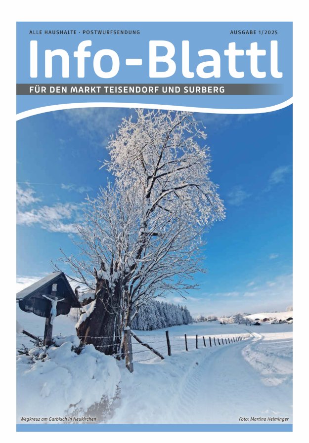 Infoblattl Teisendorf Titelblatt 01/2025