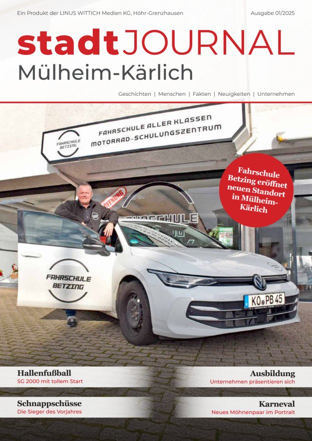 Stadtjournal Mülheim-Kärlich Titelblatt 01/2025