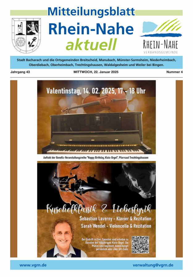 Rhein-Nahe aktuell Titelblatt 04/2025