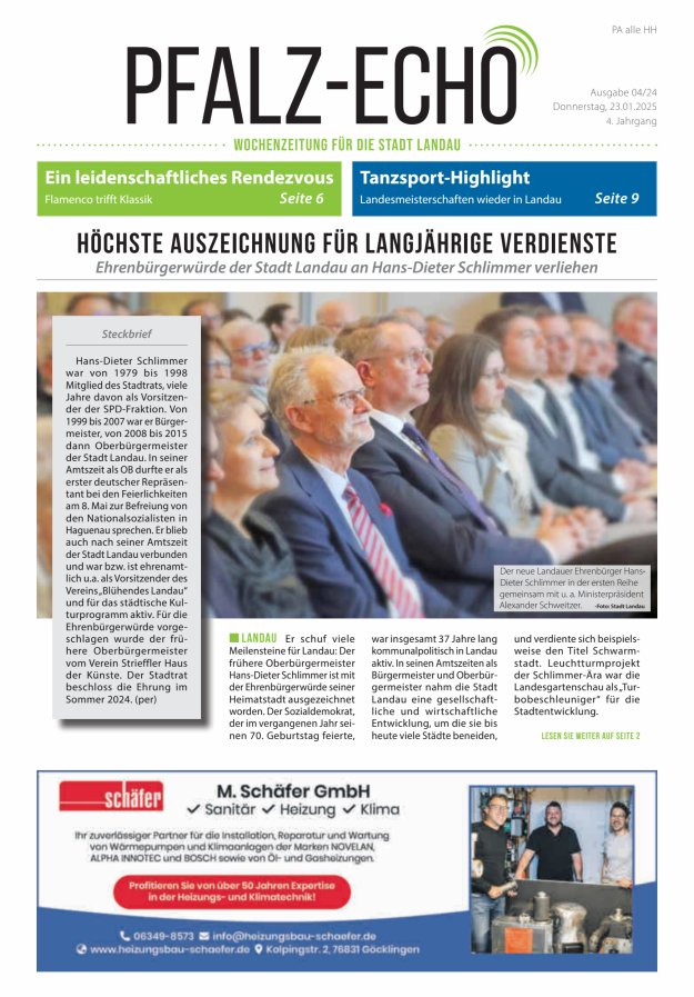 Pfalz-Echo Titelblatt 04/2025
