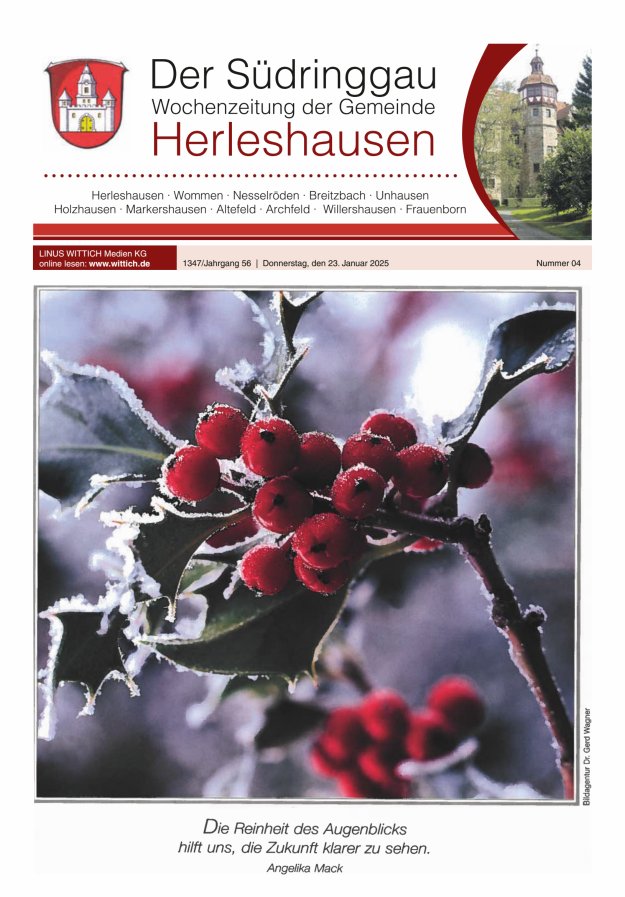 Der Südringgau Titelblatt 04/2025