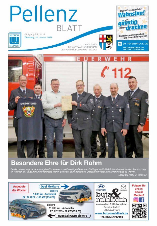 Pellenzblatt Titelblatt 04/2025