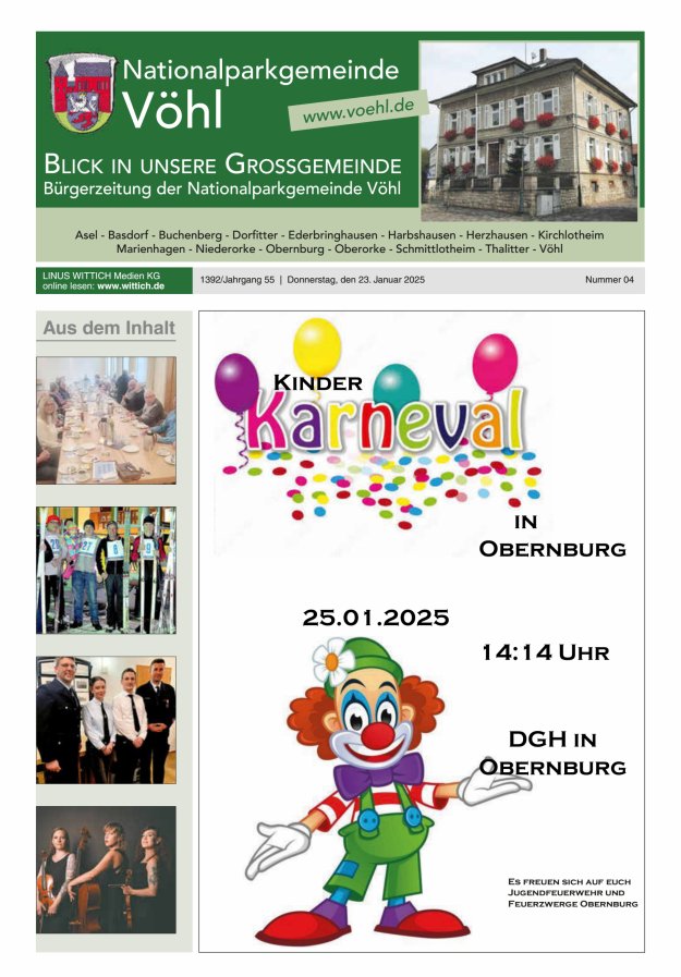 Blick in unsere Grossgemeinde Titelblatt 04/2025