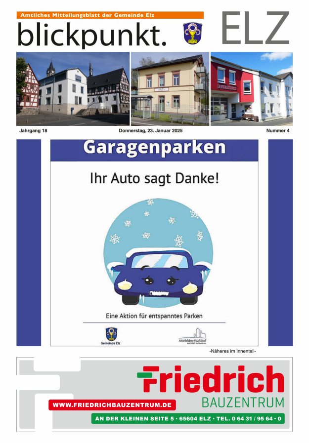 Blickpunkt Elz Titelblatt 04/2025