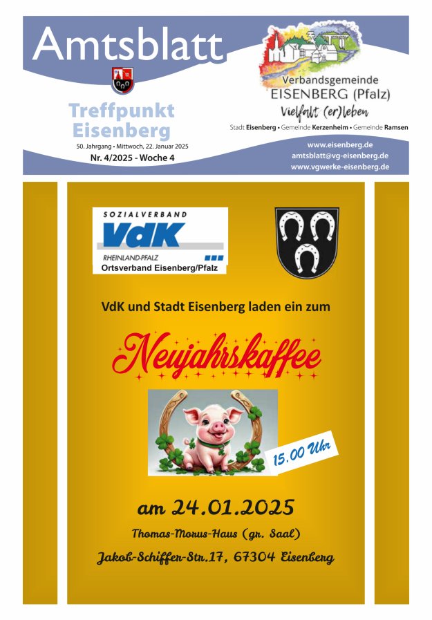 Treffpunkt Eisenberg Titelblatt 04/2025