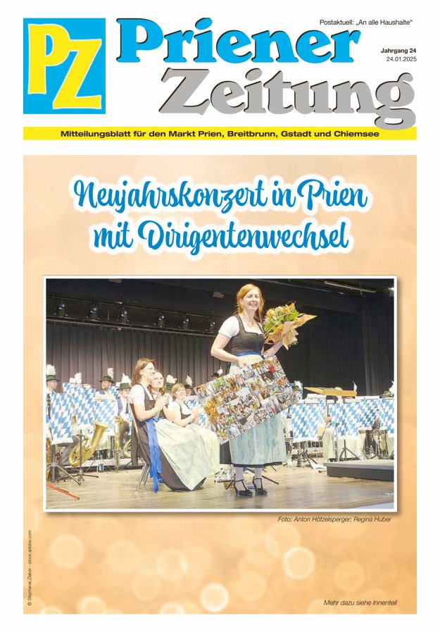 Priener Zeitung Titelblatt 01/2025