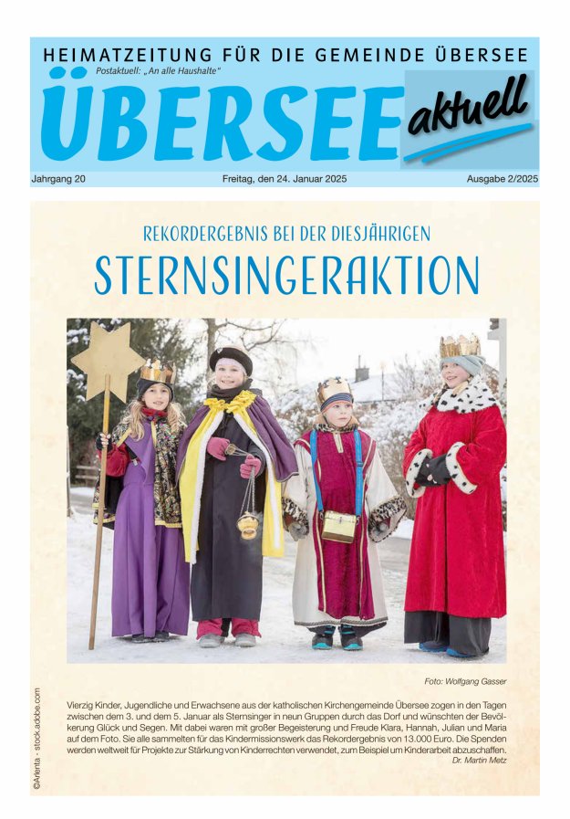 Übersee Aktuell Titelblatt 02/2025