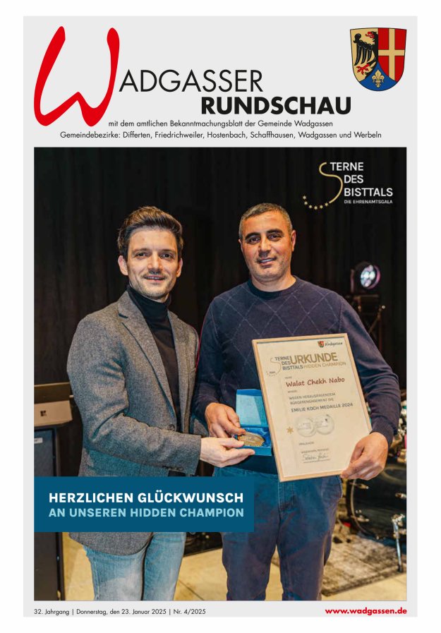 Wadgasser Rundschau Titelblatt 04/2025