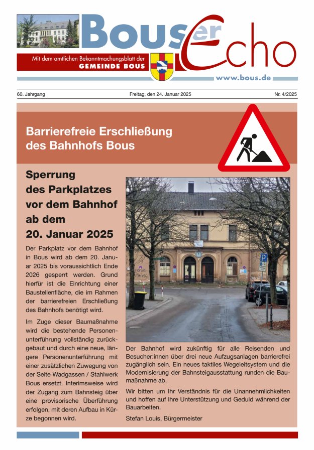 Bouser Echo Titelblatt 04/2025
