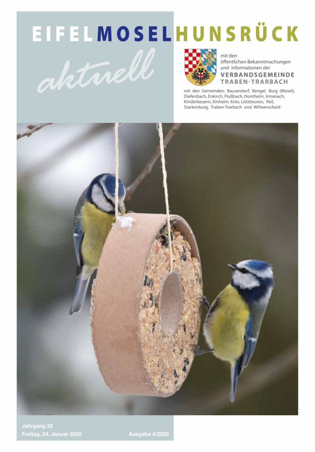Eifel-Mosel-Hunsrück aktuell VG Traben-Trarbach Titelblatt 04/2025