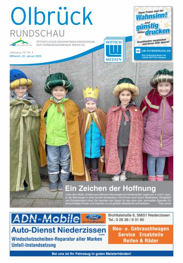 Olbrück Rundschau Titelblatt 04/2025