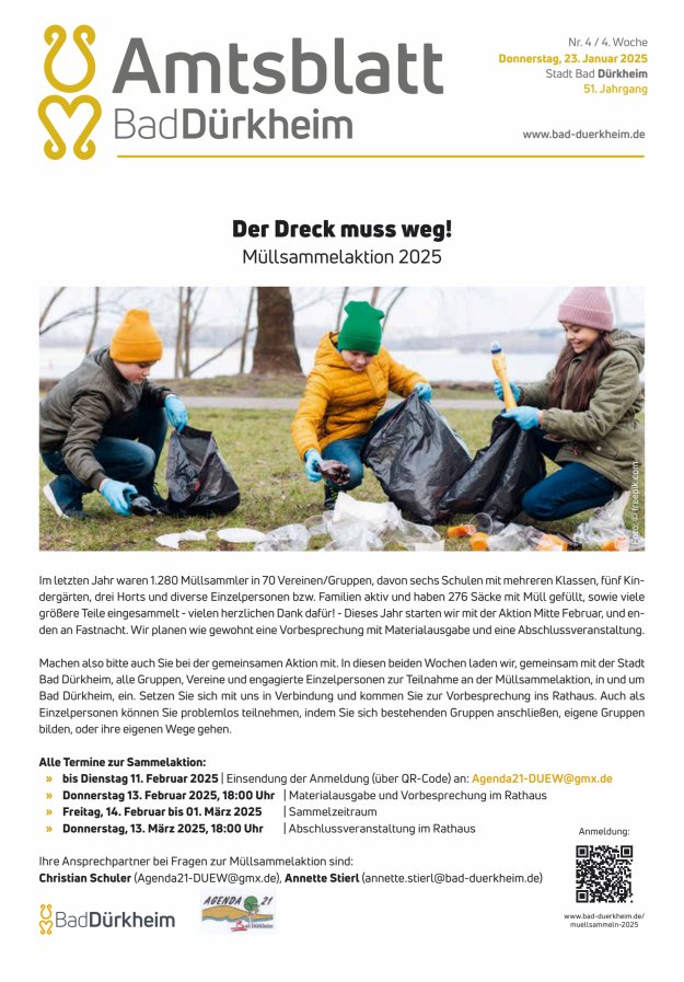 Bad Dürkheimer Woche Titelblatt 04/2025