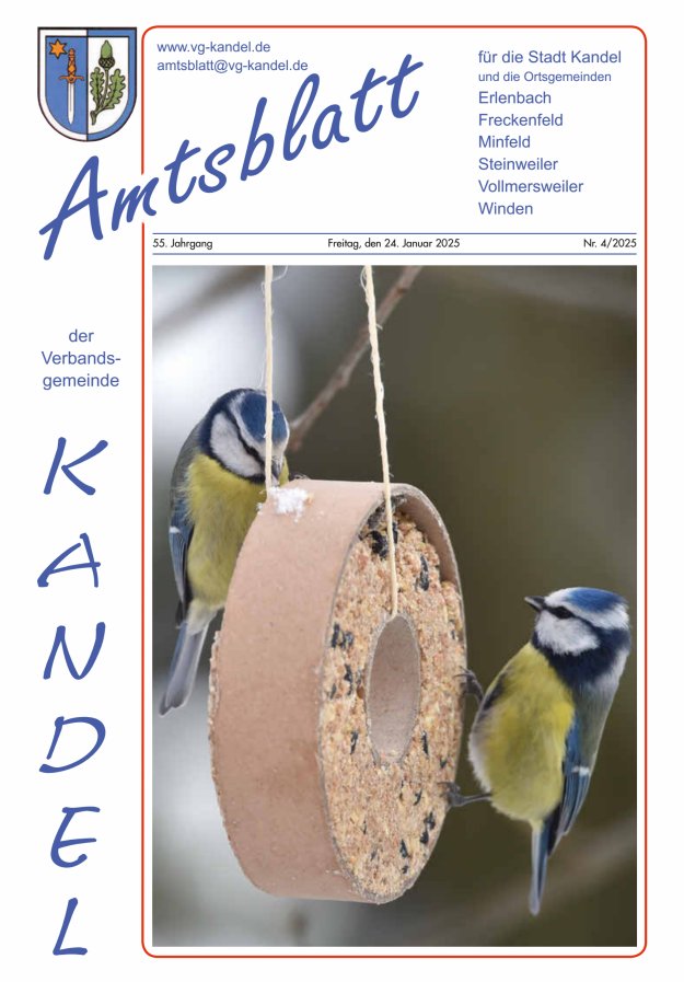 Amtsblatt VG Kandel Titelblatt 04/2025