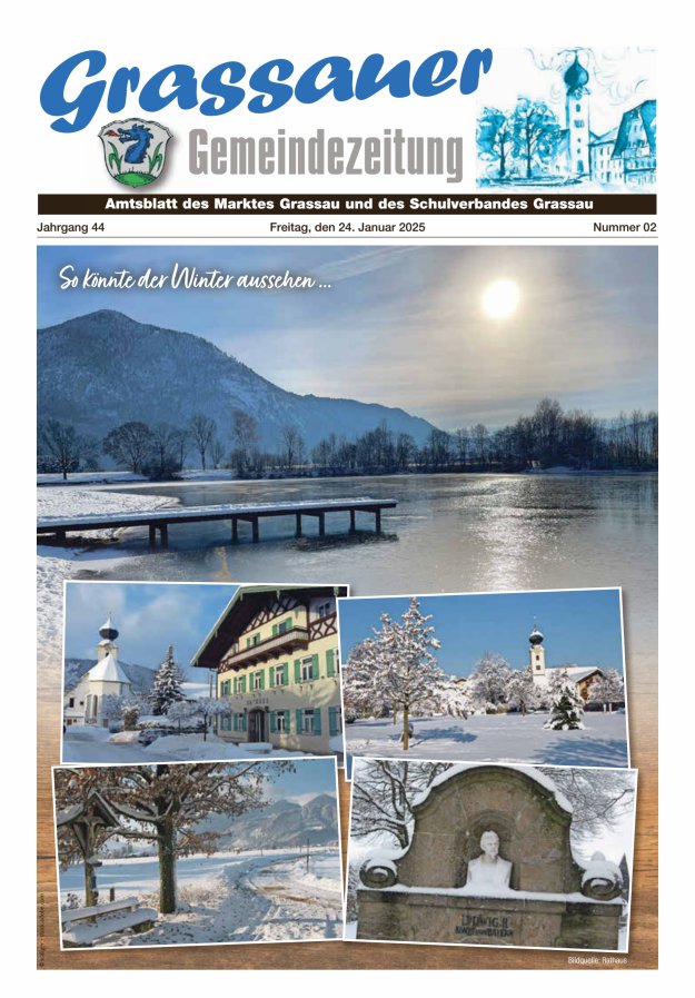 Grassauer Gemeindezeitung Titelblatt 02/2025