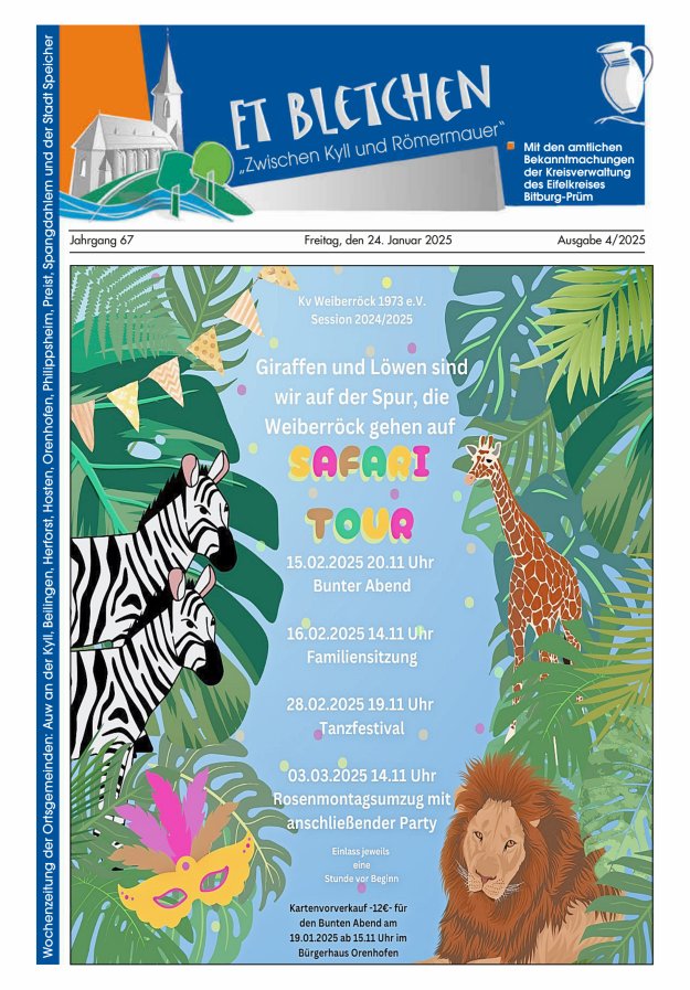 Et Bletchen VG Speicher Titelblatt 04/2025