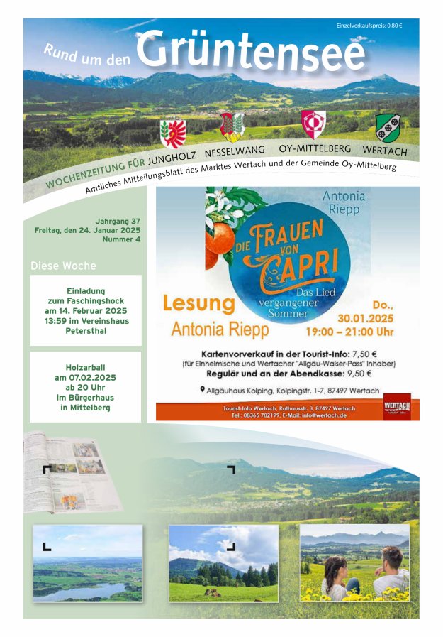 Rund um den Grüntensee Titelblatt 04/2025