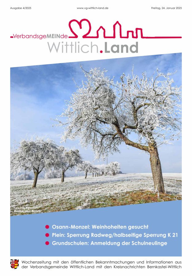 Mein Wittlich.Land Titelblatt 04/2025
