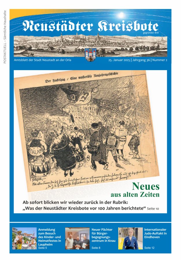Neustädter Kreisbote Titelblatt 02/2025