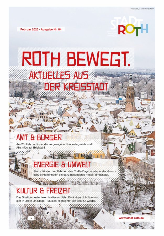 Roth bewegt. Titelblatt 84/2025