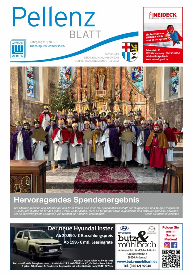 Pellenzblatt Titelblatt 05/2025