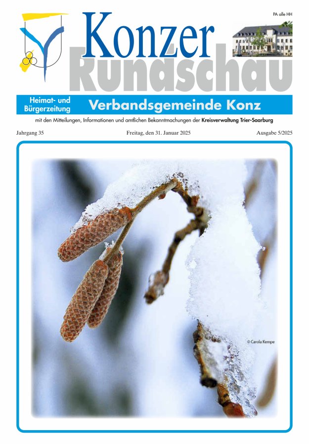 Konzer Rundschau Titelblatt 05/2025